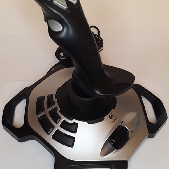 LOGITECH EXTREME 3D PRO - JOYSTICK FOR WINDOWS - BLACK & SILVER UNTESTED LOW $$ - Picture 4 of 5
